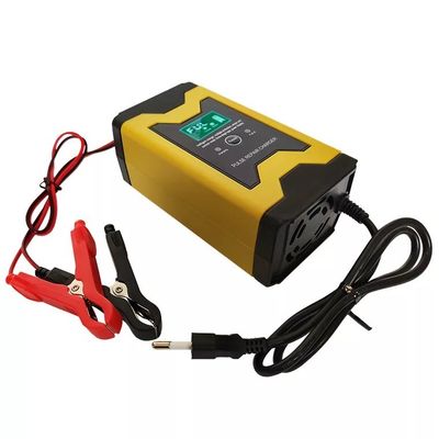 12v Pulse Repair Lead acid Battery Charger 12V 6A motorcycle car battery charger temperature control compensation