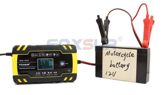 Aluminum Alloy LCD Display 12v Sealed  Lead Acid Charger