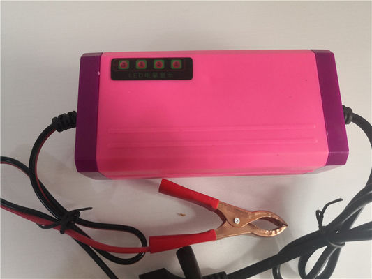 Pulse Repair Lead acid Battery Charger 12V 4A motorcycle car battery charger with LED LCD display