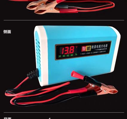 Lithium Iron 12V 10A Lead Acid Battery Chargers With LCD Display EU US UK AU