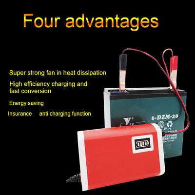 12V 5A Motorcycle Car battery Charger Pulse Repair Lead acid battery charger 12V 5A with LCD Display