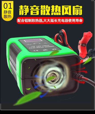 Big 12V 24V 10A 8A Commercial Truck Battery Charger Automatic Switching