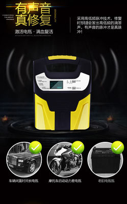 Lead Acid 24V 10A 12A Intelligent Car Battery Charger Car Portable Jump Starter