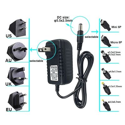 UL ETL C Tick AC DC Wall Charger Power Adapter 24V 500mA Dc 5v 1a Adapter