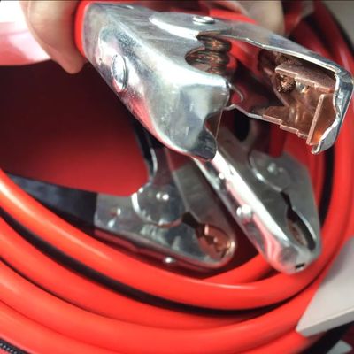 25FT 2 GA Connecting Booster Cables Heavy Duty Jumper Cables For Semi Trucks