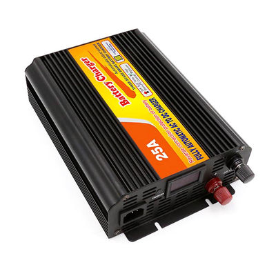 DC To AC 12V 25A Smart Storage Lead Acid Lithium Battery Charger Rechargeable