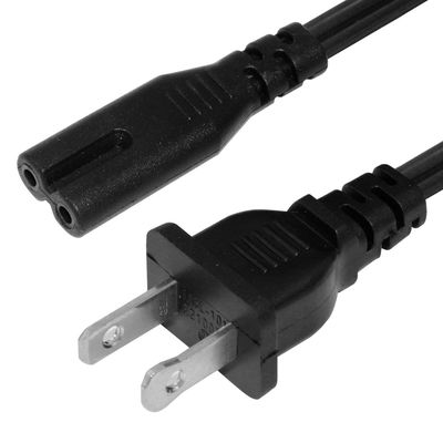 Figure 8 Nema 1-15p AC 2 Pin IEC 320 C7 Power Cord Polarized