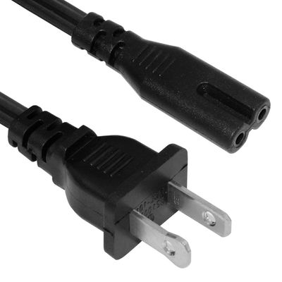 Figure 8 Nema 1-15p AC 2 Pin IEC 320 C7 Power Cord Polarized