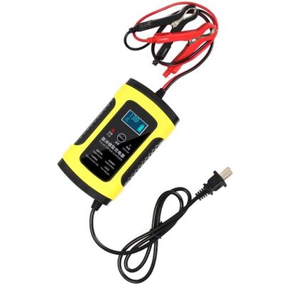 Motorcycle  12V 6A Fully Intelligent Pulse Repair Charger LCD Display For