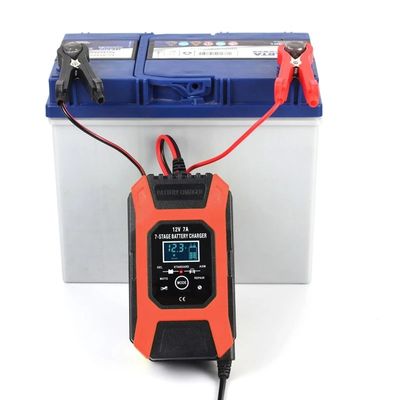 Lead Acid 7 Stage Calcium 12V 7A  Battery Charger Maintainer