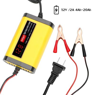 High Power 2A 3 Stages 12v Lead Acid Battery Chargers flame retardant