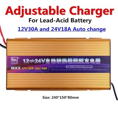 Adjustable 18A Lead Acid Intelligent Automatic Battery Charger