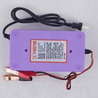 LCD Display 14.6V 6A Car Lead Acid Trickle Charger Aluminum Alloy housing