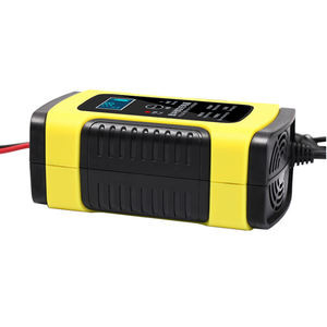 LED Screen Fully Automatic Battery Charger  12V 6A Temperatures Control