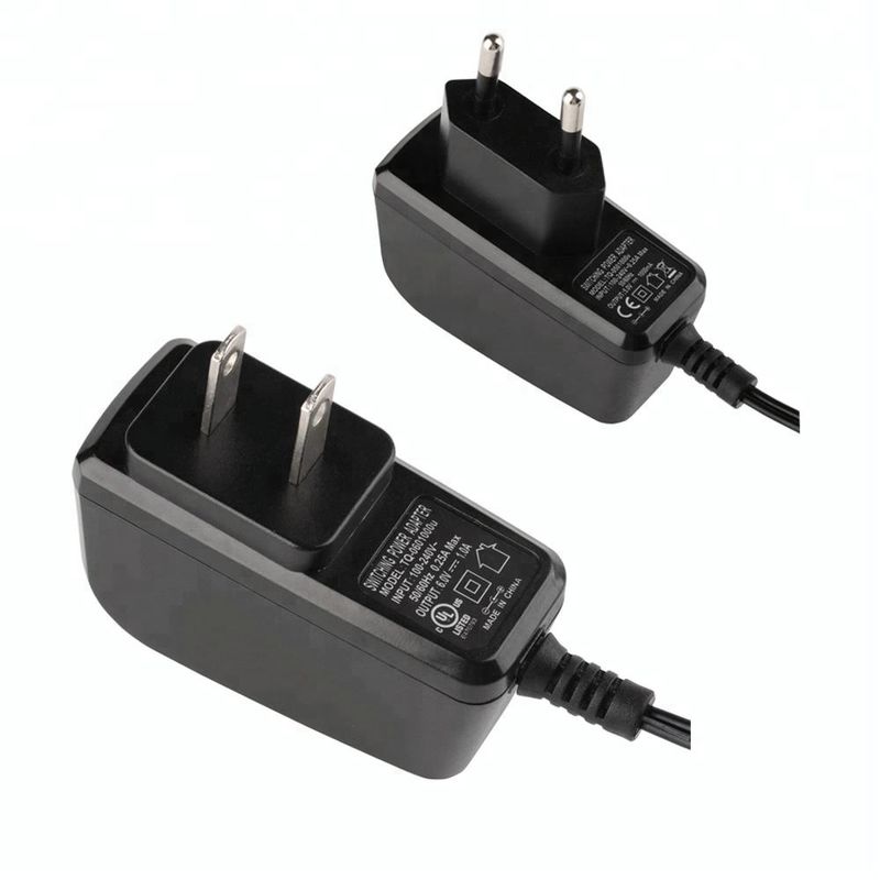 High Quality 5v 1.5a 2a US EU UK Plug 5v power adapter QC3.0 adapter USB Charger with cable adapter